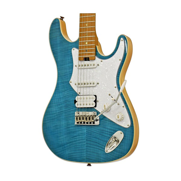 chitara aria stratocaster ieftin fullertone 714 MKII de la e-music.ro