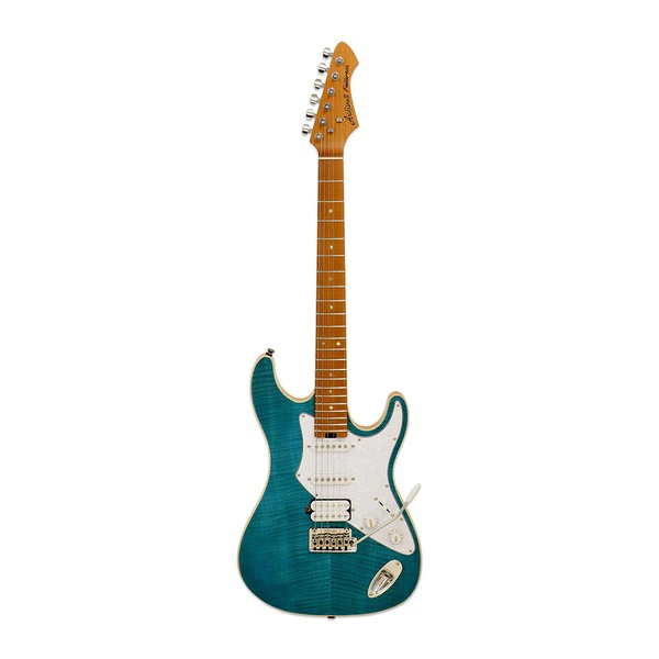 chitara albastru stratocaster aria pro II 714 fullertone rock e-music.ro