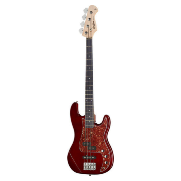 Chitara bass ieftin pentru incepatori rosu Harley Benton Fender la e-music.ro