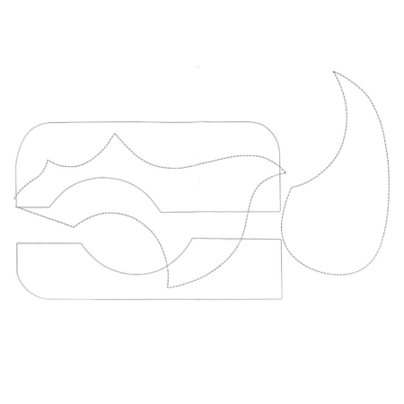 pickguard clear gewa pentru chitare acustice si clasice