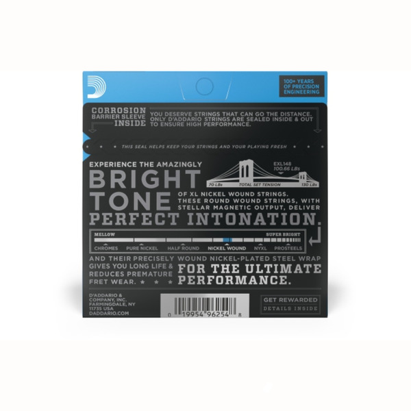 Corzi chitară electrică - D'Addario EXL148 - imagine 3