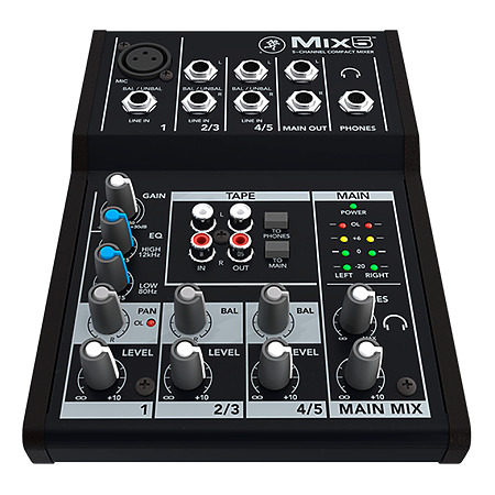 Mixer Analog - Mackie Mix5 E-Music Shop