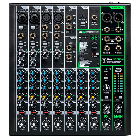 Mixer Analog Mackie PRO10FXV3 E-Music Shop