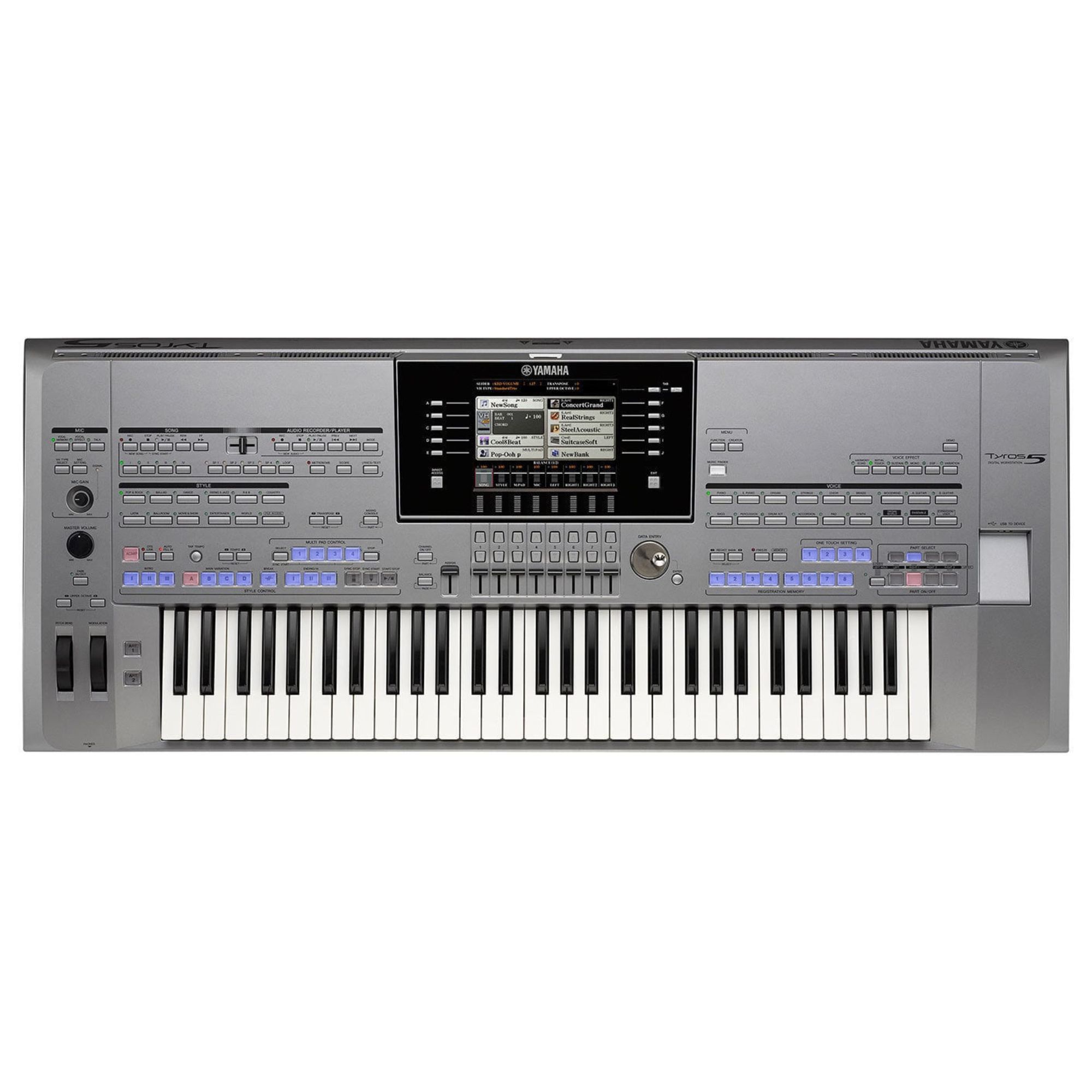 Aranjor profesional Yamaha Tyros 5 61 Key - Second Hand cu Garanție