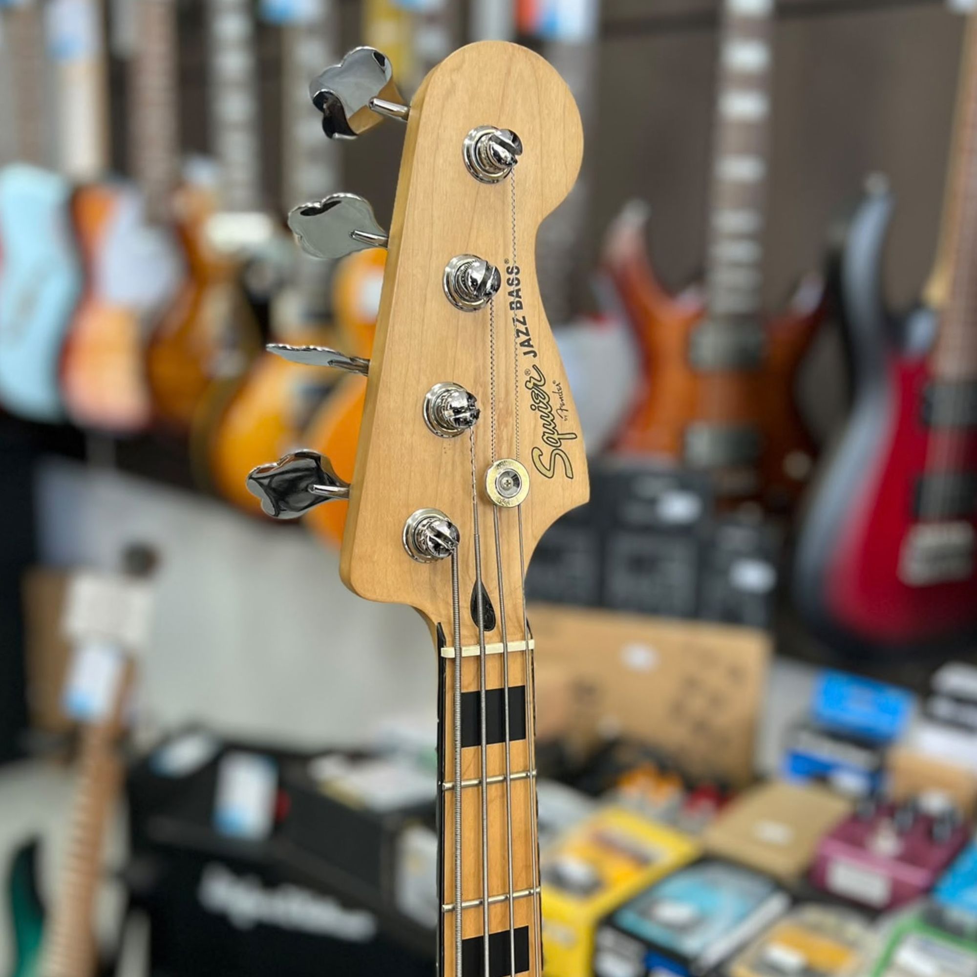 Chitara Bass- Squier Vintage Modified Jazz Bass ’70s (natural finish)- Second Hand cu Garanție - imagine 4